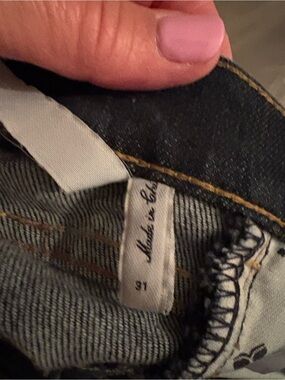 Max Studio Skinny Jeans in Black Denim